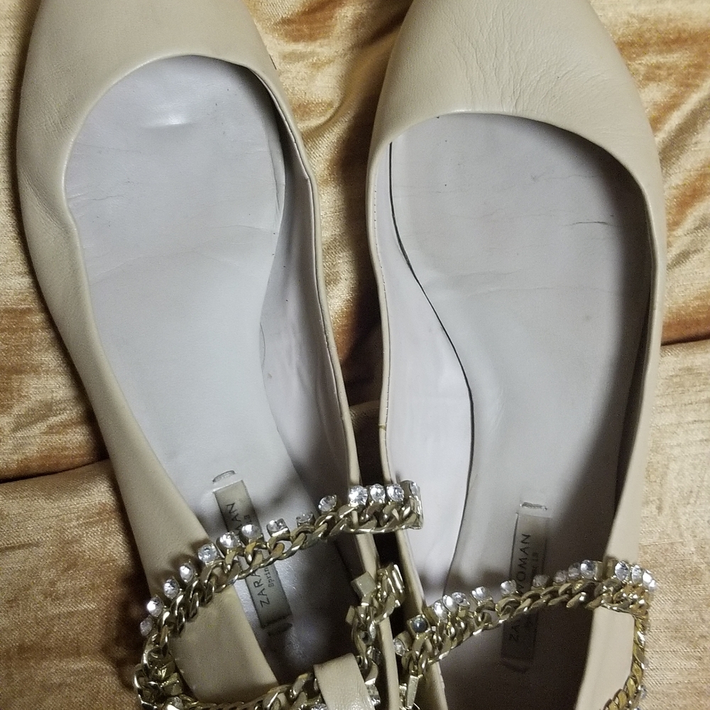 Zara Jewl Flats